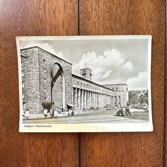 Stuttgart Hauptbahnhof Train Station in Germany Postcard - Picture 3 of 9